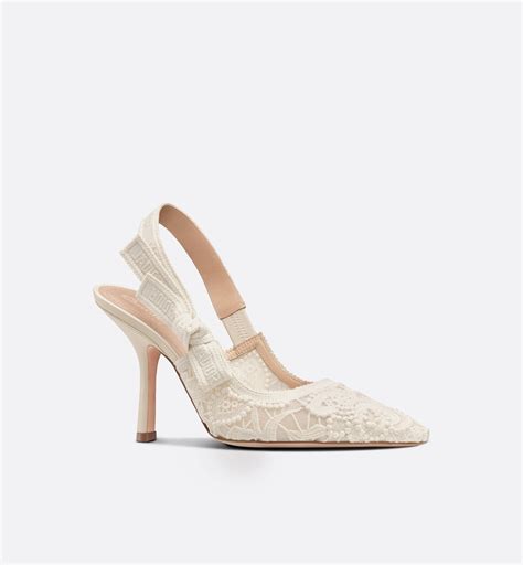 dior slingback pumps white|dior j'adior slingback pumps.